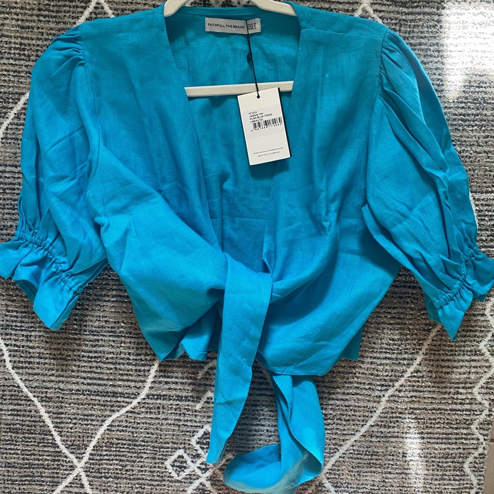 Faithful the brand - Jamaica top - blue